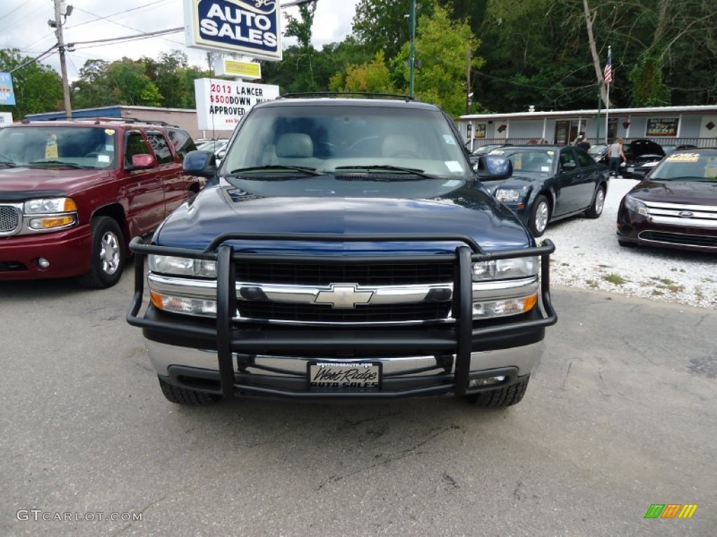 2002 Tahoe LT 4x4 - Indigo Blue Metallic / Tan/Neutral photo #2