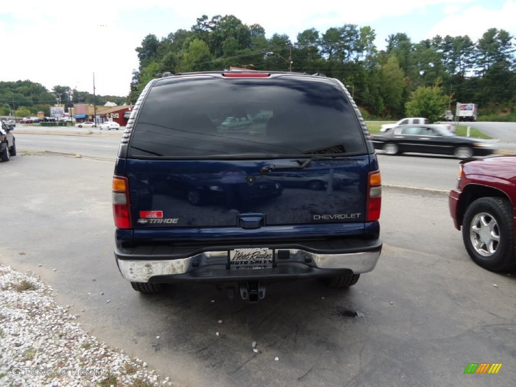 2002 Tahoe LT 4x4 - Indigo Blue Metallic / Tan/Neutral photo #4