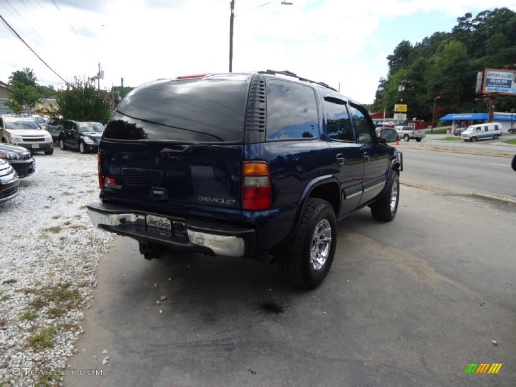2002 Tahoe LT 4x4 - Indigo Blue Metallic / Tan/Neutral photo #5