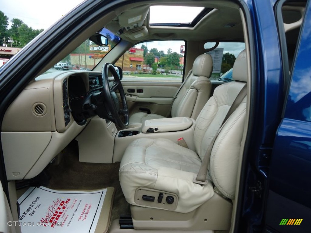 2002 Tahoe LT 4x4 - Indigo Blue Metallic / Tan/Neutral photo #8