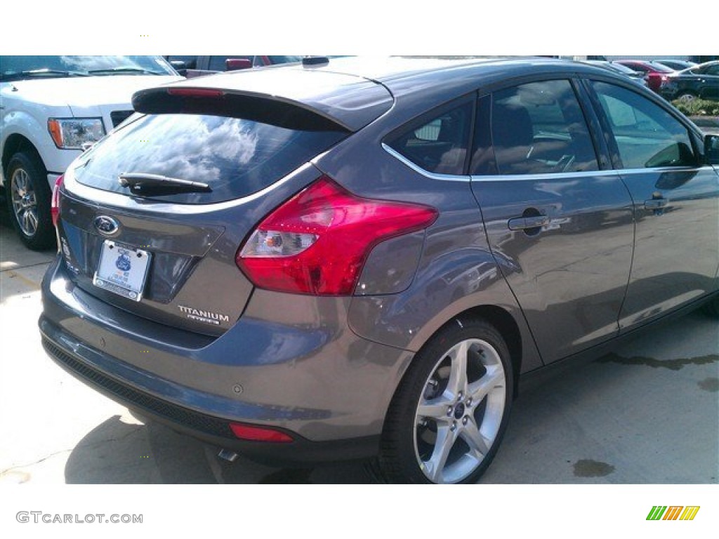 2014 Focus Titanium Hatchback - Sterling Gray / Charcoal Black photo #5