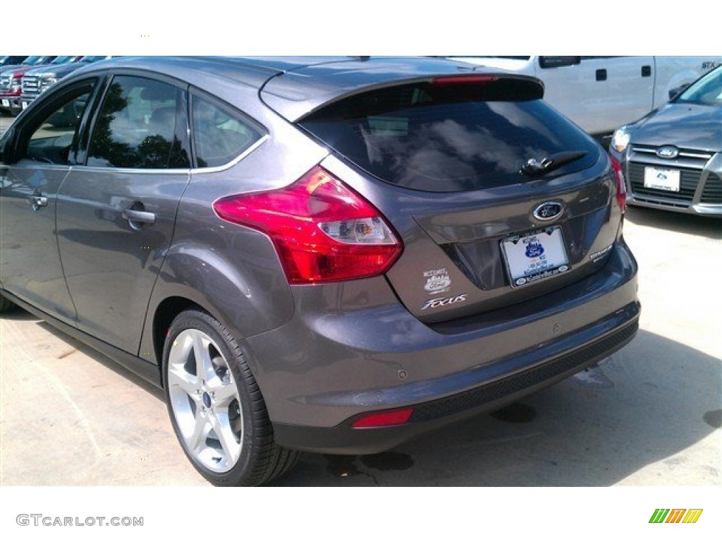 2014 Focus Titanium Hatchback - Sterling Gray / Charcoal Black photo #10