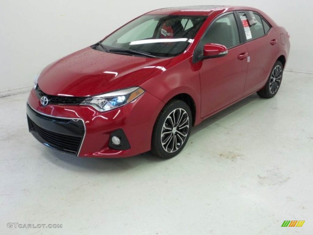 Barcelona Red Metallic 2015 Toyota Corolla S Plus Exterior Photo #97774070