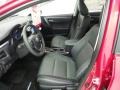 Black Softex 2015 Toyota Corolla S Plus Interior Color