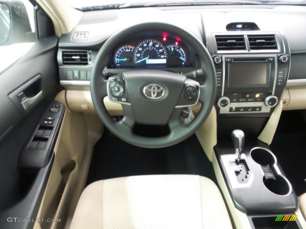 2014 Camry L - Cosmic Gray Metallic / Ivory photo #18