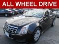 2012 Black Diamond Tricoat Cadillac CTS 4 3.0 AWD Sedan  photo #1