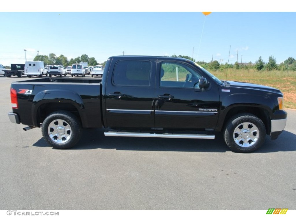 2013 Sierra 1500 SLT Crew Cab 4x4 - Onyx Black / Ebony photo #25