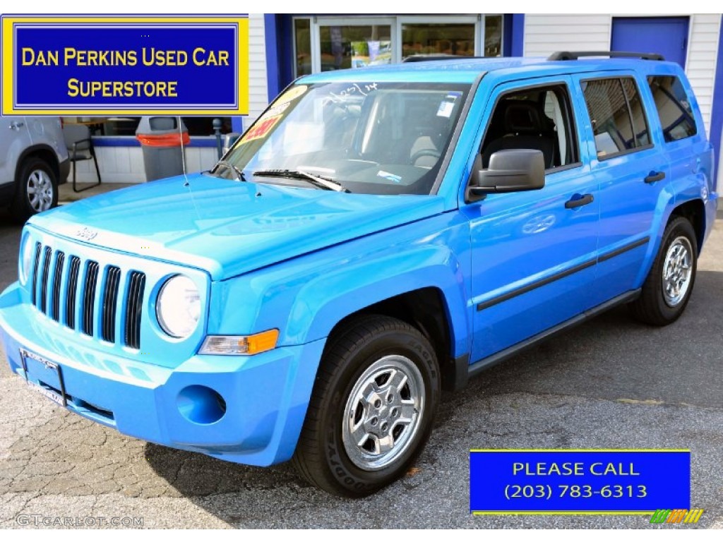 Surf Blue Pearl Jeep Patriot