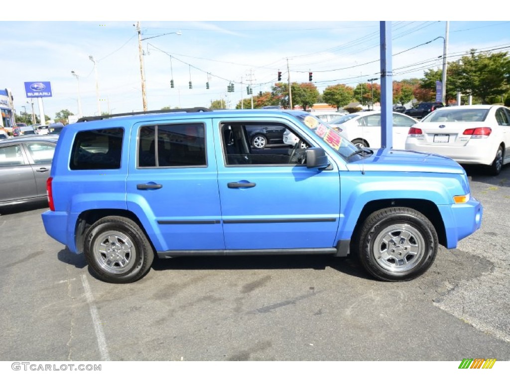 2008 Patriot Sport 4x4 - Surf Blue Pearl / Dark Slate Gray photo #4