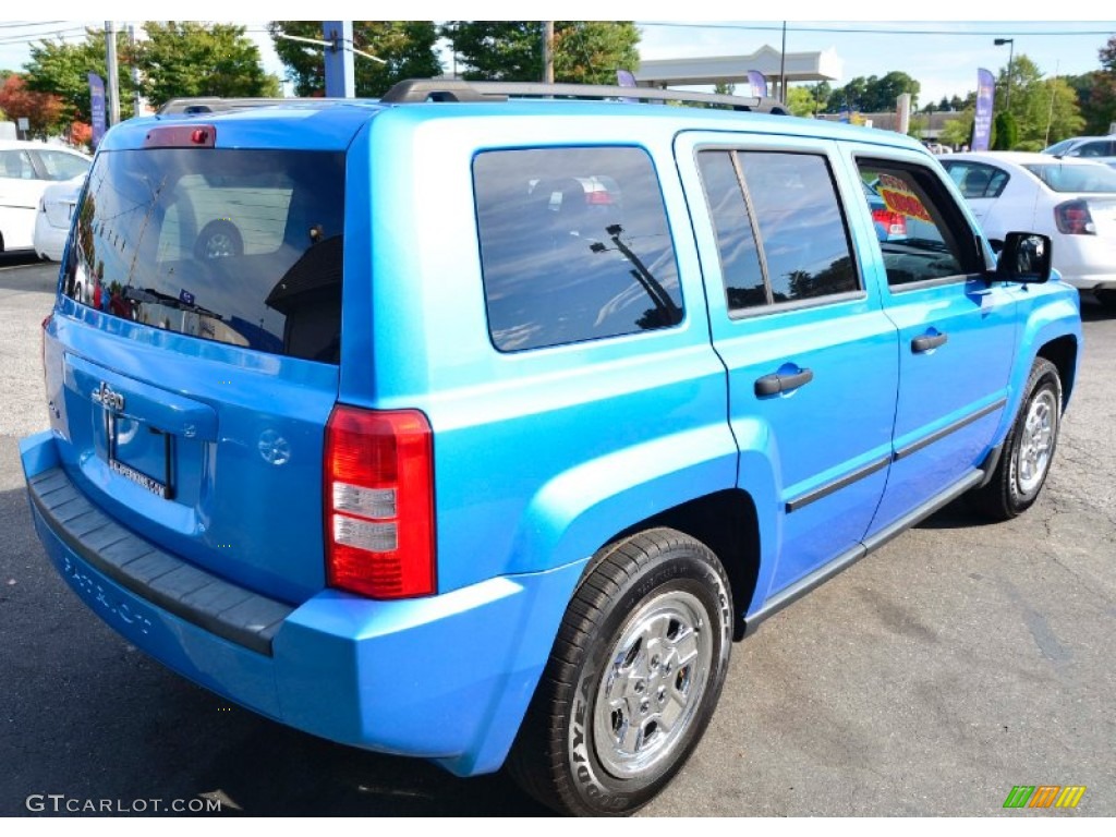 2008 Patriot Sport 4x4 - Surf Blue Pearl / Dark Slate Gray photo #6