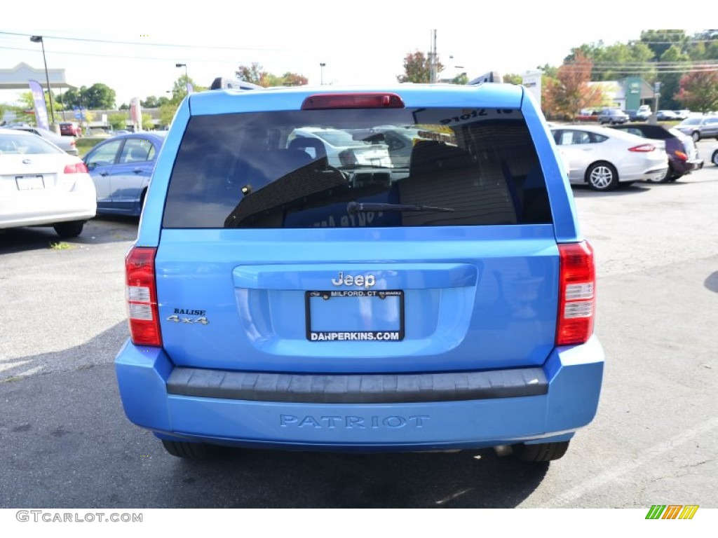 2008 Patriot Sport 4x4 - Surf Blue Pearl / Dark Slate Gray photo #7