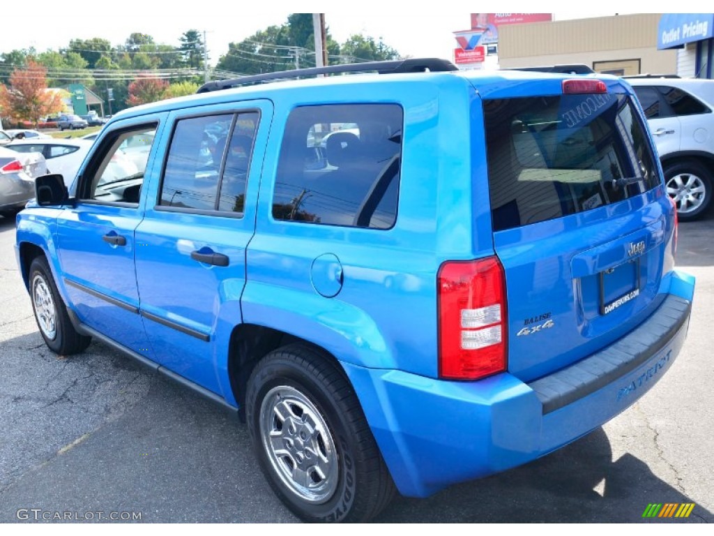 2008 Patriot Sport 4x4 - Surf Blue Pearl / Dark Slate Gray photo #10