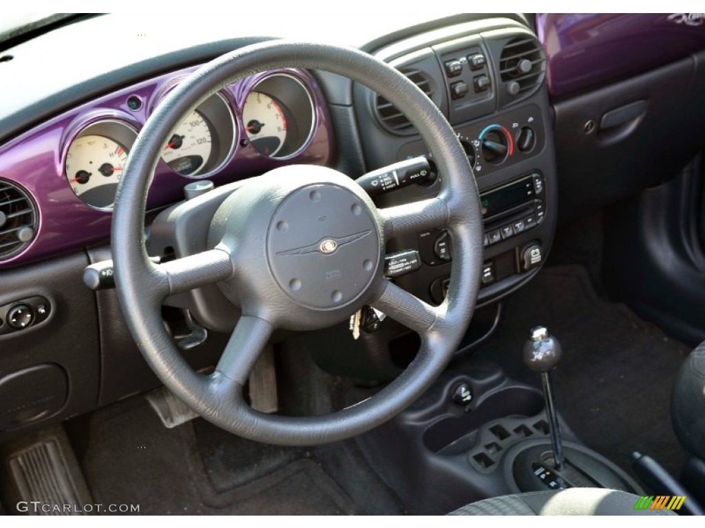 2005 PT Cruiser Touring Turbo Convertible - Dark Plum Pearl / Dark Slate Gray photo #5