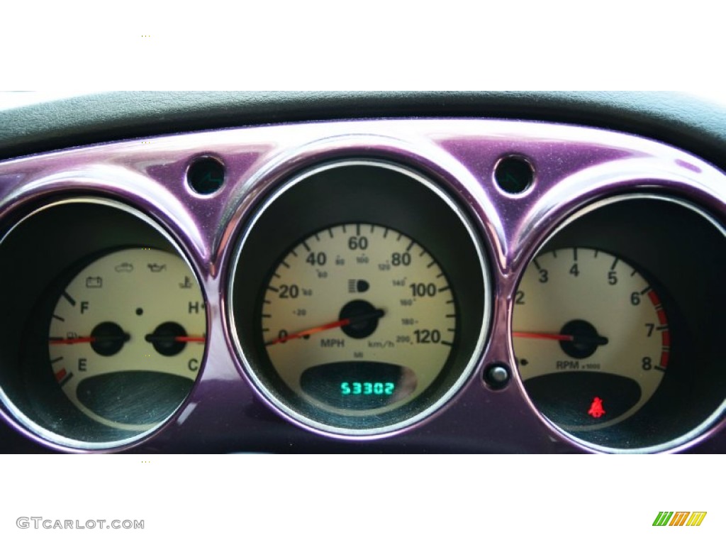 2005 PT Cruiser Touring Turbo Convertible - Dark Plum Pearl / Dark Slate Gray photo #13