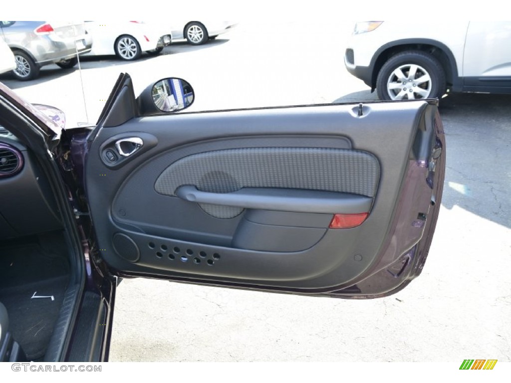 2005 PT Cruiser Touring Turbo Convertible - Dark Plum Pearl / Dark Slate Gray photo #16