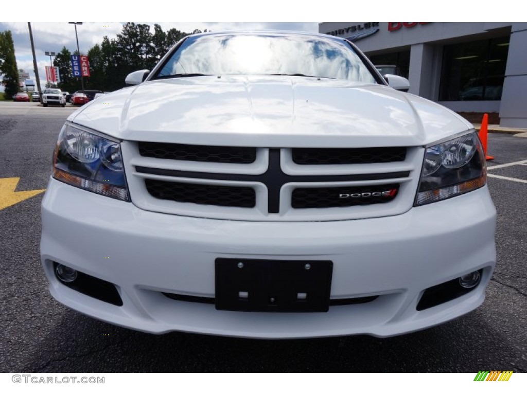 2013 Avenger SXT - New Bright White / Black/Light Frost Beige photo #2