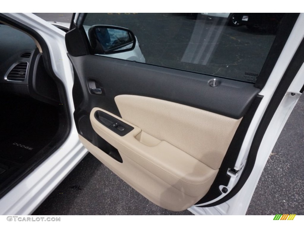 2013 Avenger SXT - New Bright White / Black/Light Frost Beige photo #20