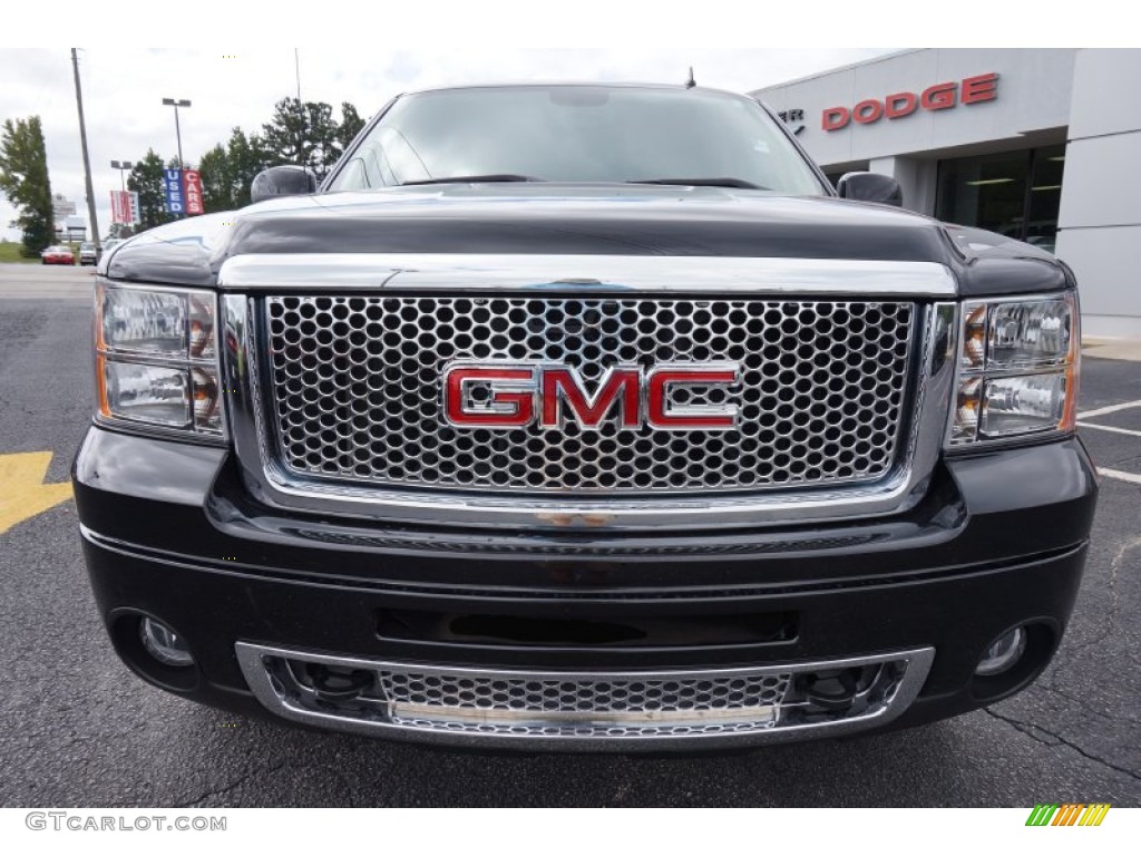 2013 Sierra 1500 Denali Crew Cab - Onyx Black / Cocoa/Light Cashmere photo #2