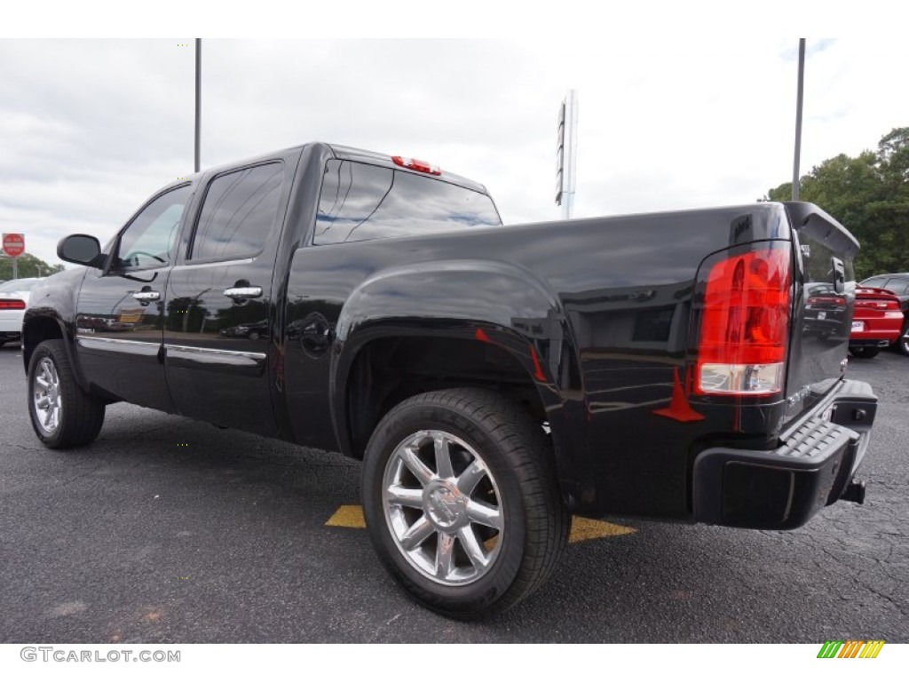 2013 Sierra 1500 Denali Crew Cab - Onyx Black / Cocoa/Light Cashmere photo #5