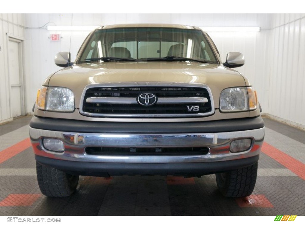 2002 Tundra SR5 Access Cab 4x4 - Desert Sand / Oak photo #4