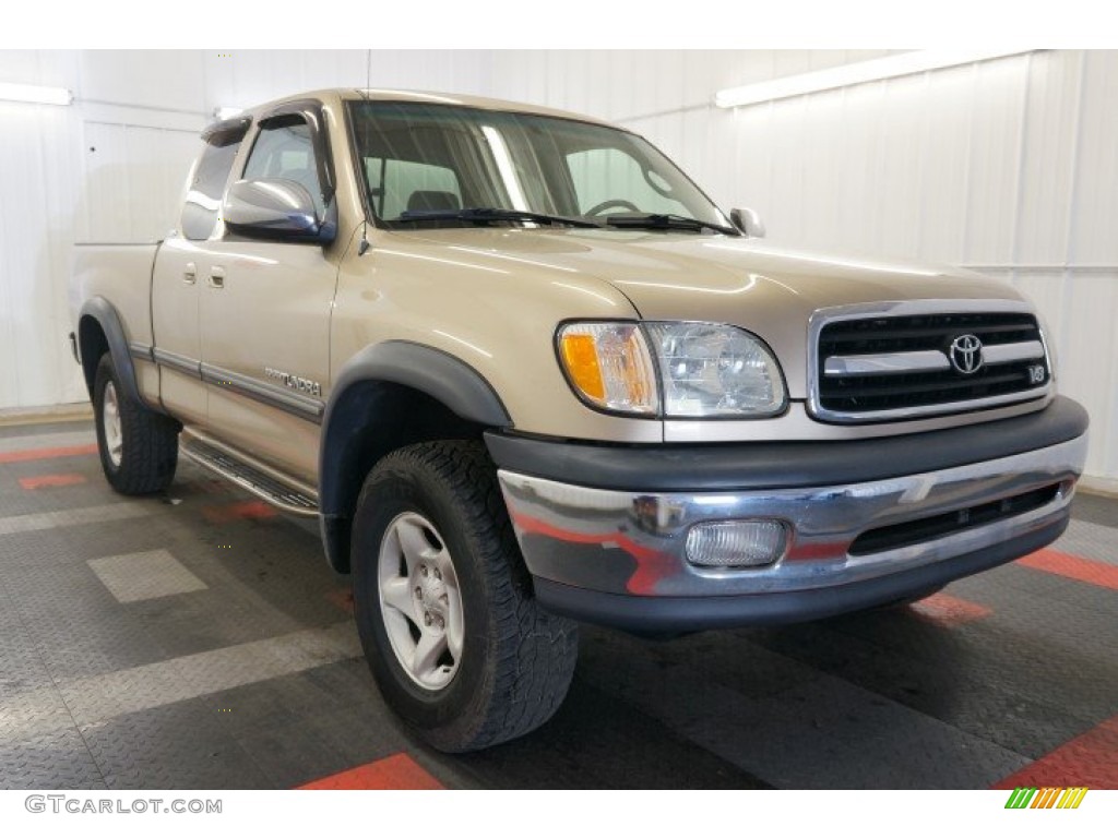 2002 Tundra SR5 Access Cab 4x4 - Desert Sand / Oak photo #5