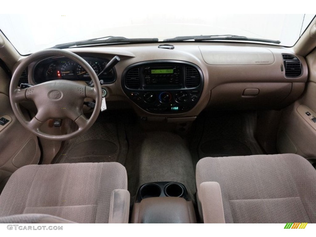 2002 Tundra SR5 Access Cab 4x4 - Desert Sand / Oak photo #22