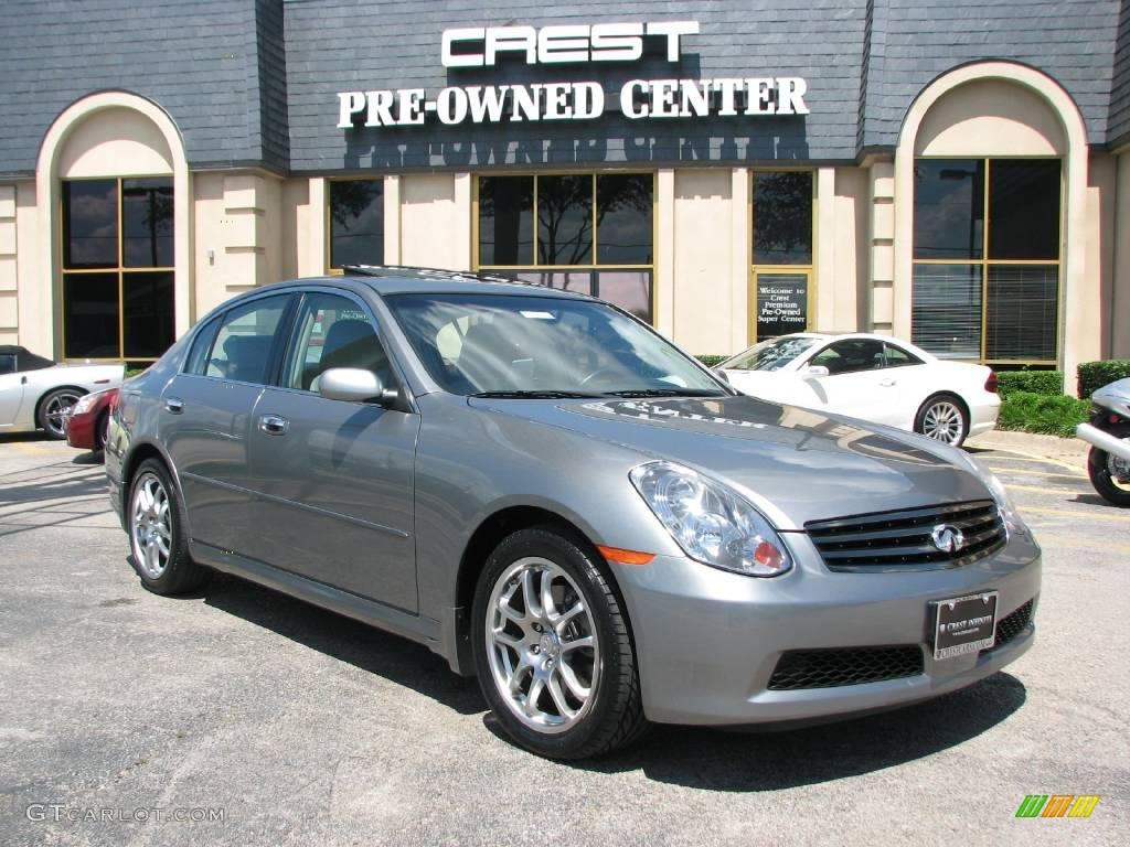 2006 G 35 Sedan - Diamond Graphite Metallic / Stone photo #1