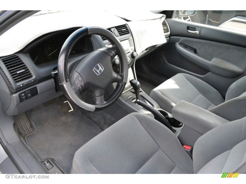 2006 Accord LX V6 Sedan - Alabaster Silver Metallic / Gray photo #5