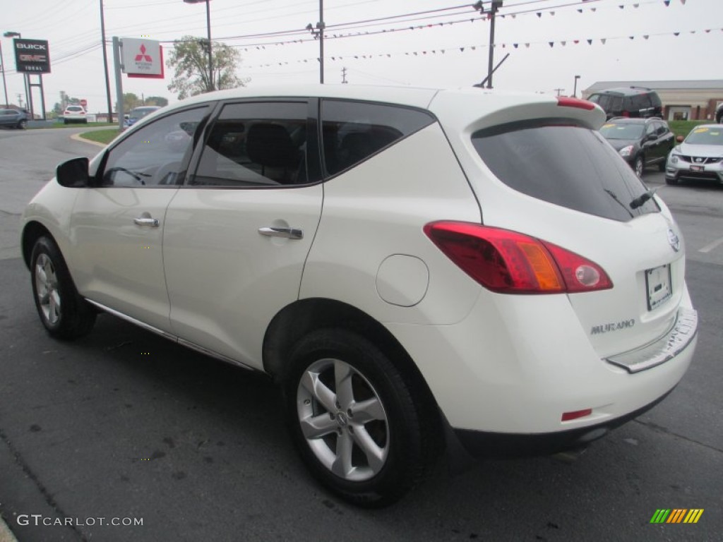 2010 Murano S AWD - Glacier White Pearl / Beige photo #5