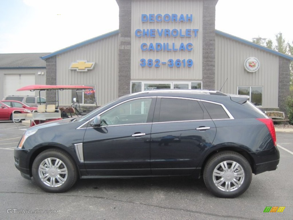 2015 SRX Luxury AWD - Sapphire Blue Metallic / Ebony/Ebony photo #1