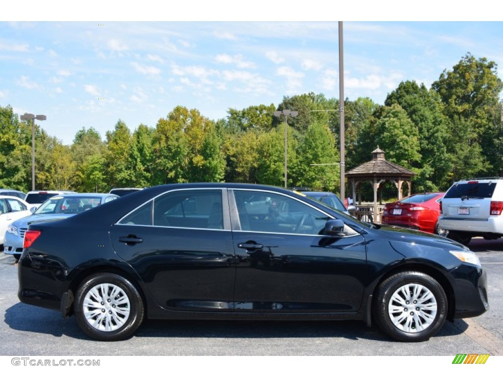 2012 Camry L - Attitude Black Metallic / Ivory photo #2