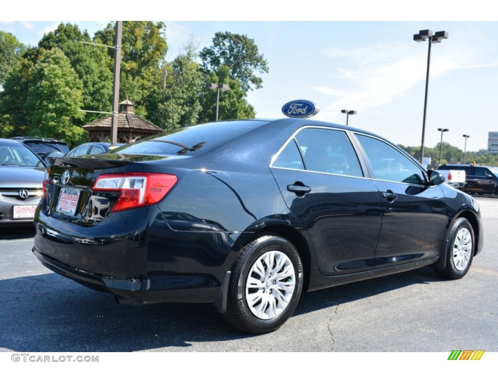 2012 Camry L - Attitude Black Metallic / Ivory photo #3