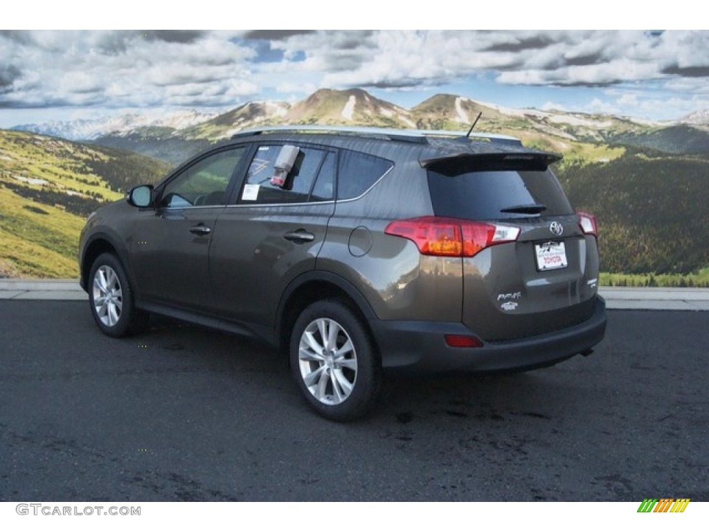 2015 RAV4 Limited AWD - Pyrite Mica / Black photo #3