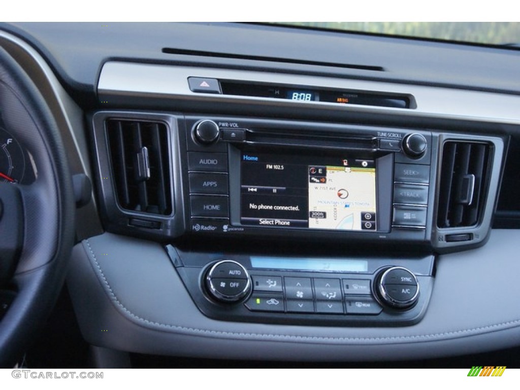 2015 RAV4 XLE AWD - Super White / Ash photo #6