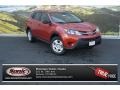 2015 Hot Lava Toyota RAV4 LE AWD  photo #1