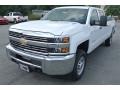 Summit White - Silverado 2500HD WT Crew Cab 4x4 Photo No. 2