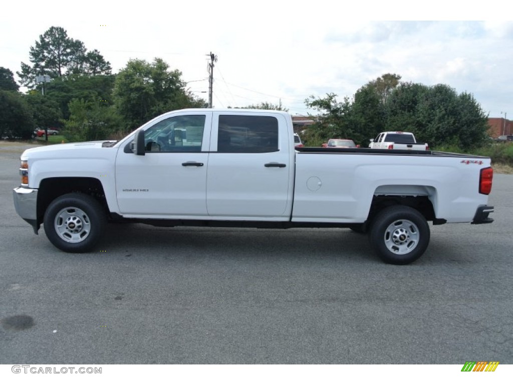 Summit White 2015 Chevrolet Silverado 2500HD WT Crew Cab 4x4 Exterior Photo #97790238