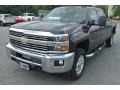 2015 Tungsten Metallic Chevrolet Silverado 3500HD LT Crew Cab 4x4  photo #2