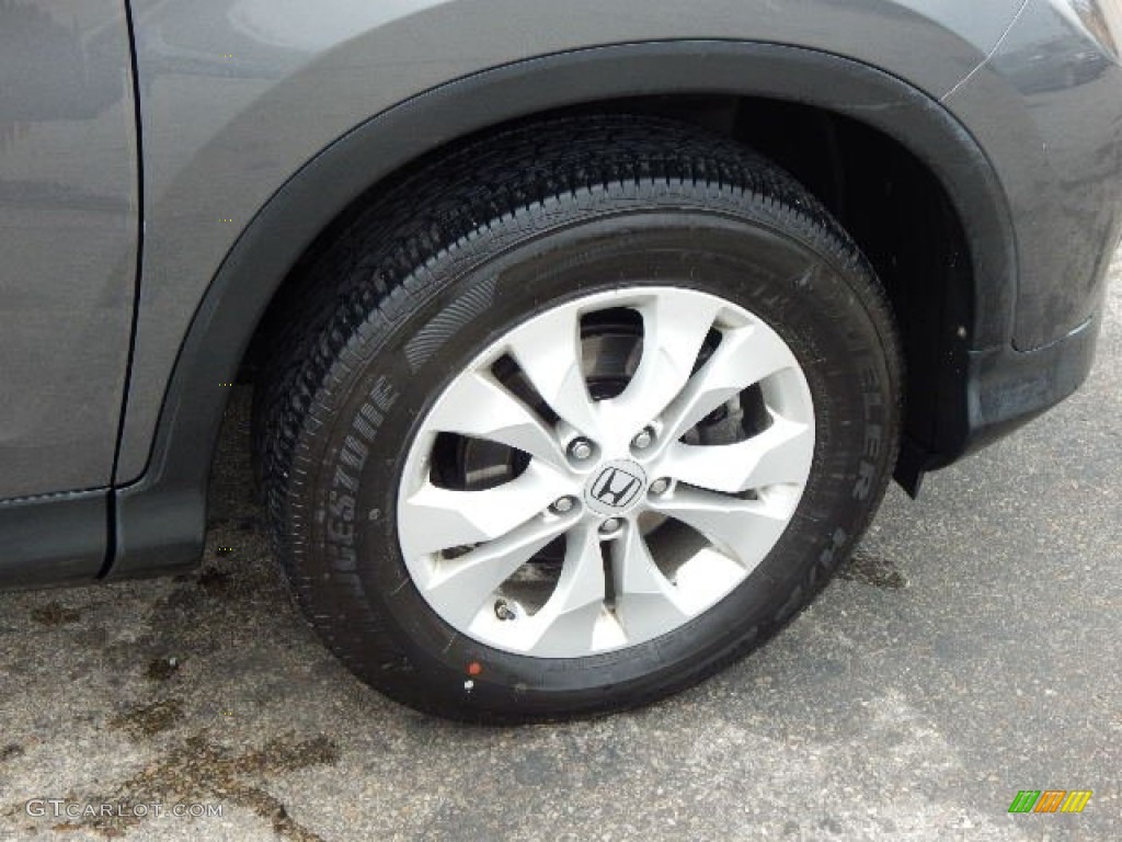 2012 CR-V EX 4WD - Polished Metal Metallic / Gray photo #3