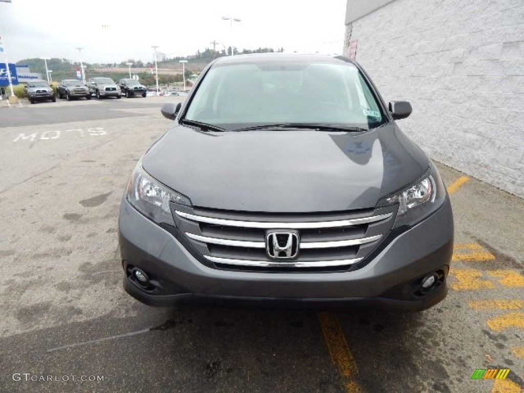 2012 CR-V EX 4WD - Polished Metal Metallic / Gray photo #5