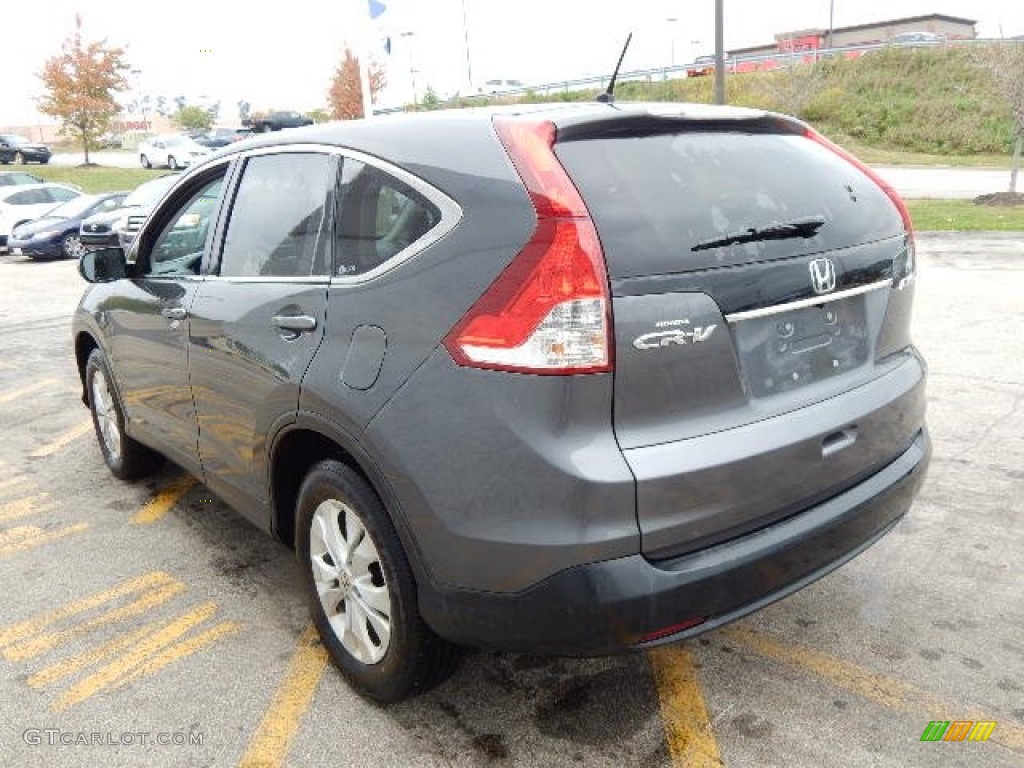 2012 CR-V EX 4WD - Polished Metal Metallic / Gray photo #7