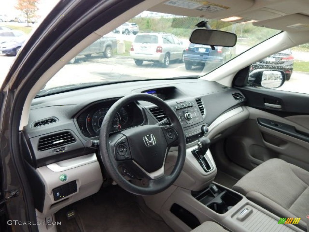 2012 CR-V EX 4WD - Polished Metal Metallic / Gray photo #11