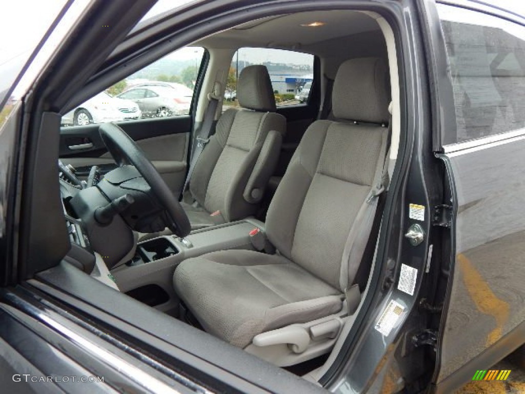 2012 CR-V EX 4WD - Polished Metal Metallic / Gray photo #13