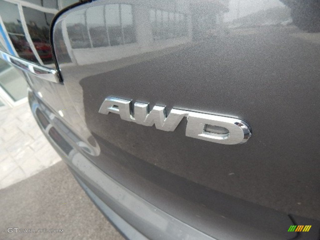 2012 CR-V EX 4WD - Polished Metal Metallic / Gray photo #9
