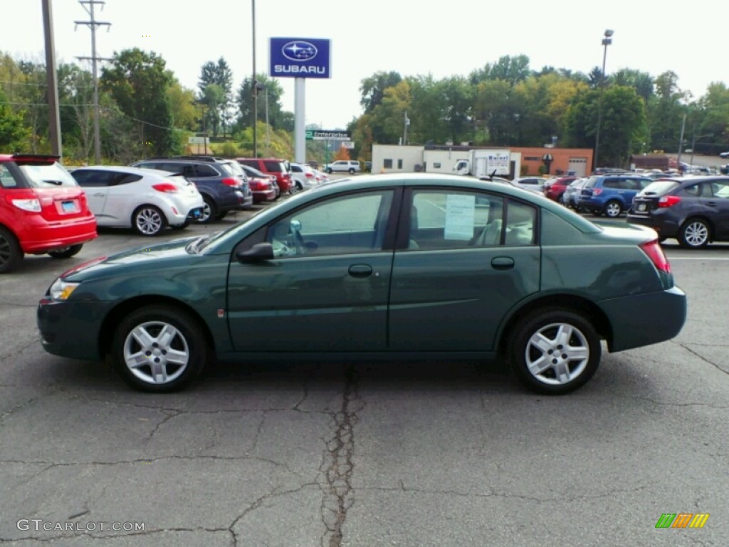 2007 ION 2 Sedan - Cypress Green / Tan photo #4