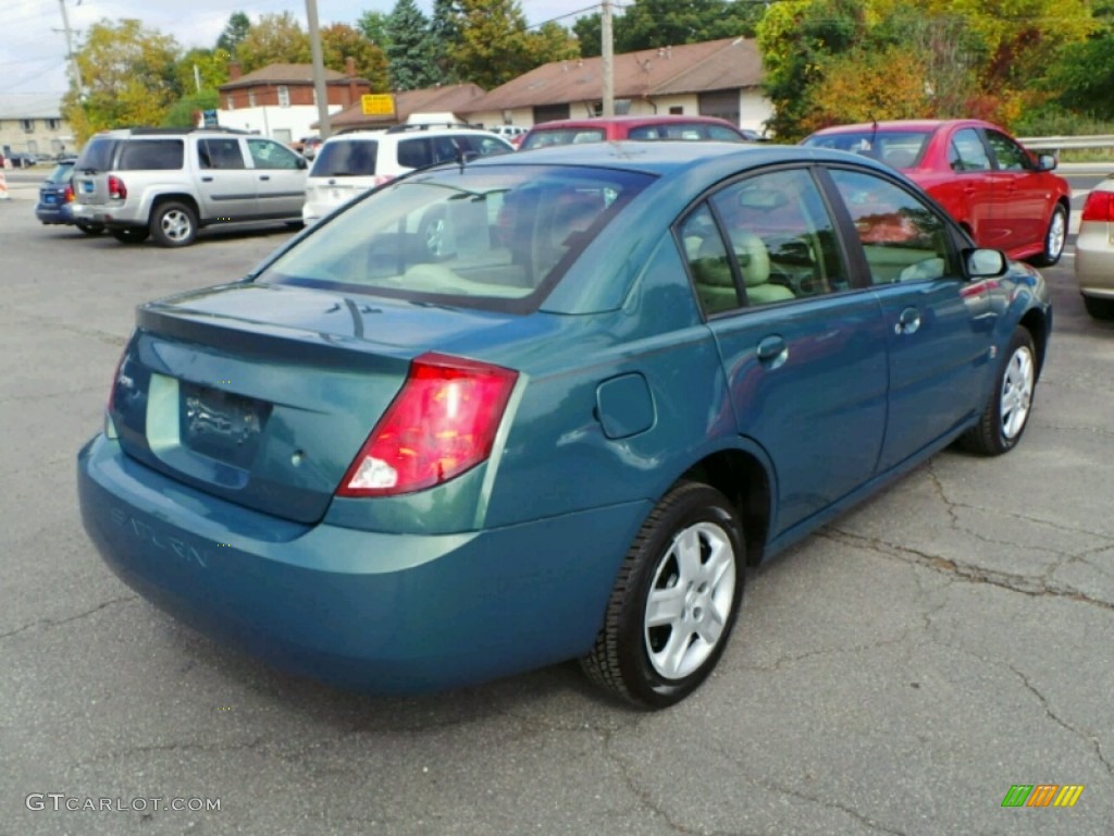 2007 ION 2 Sedan - Cypress Green / Tan photo #7