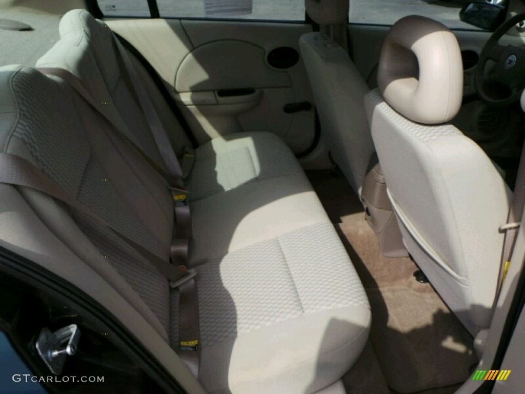 2007 ION 2 Sedan - Cypress Green / Tan photo #12