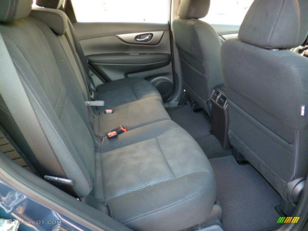 Charcoal Interior 2015 Nissan Rogue S AWD Photo #97797312