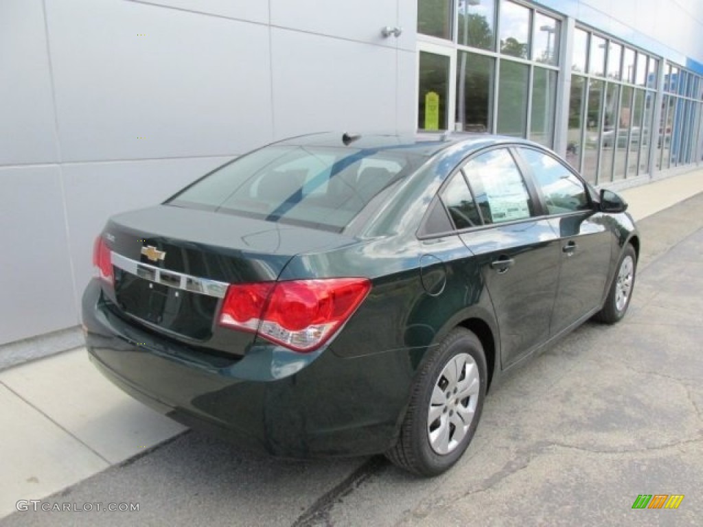 2014 Cruze LS - Rainforest Green Metallic / Jet Black/Medium Titanium photo #4