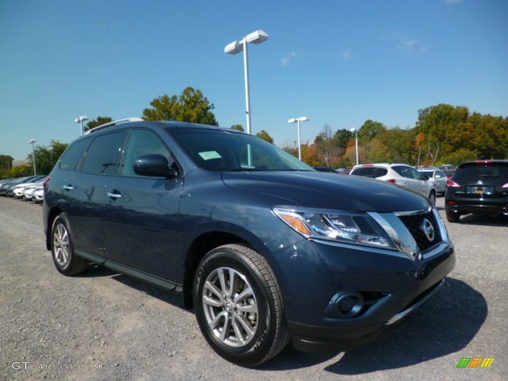 2014 Pathfinder SV AWD - Arctic Blue Metallic / Charcoal photo #1